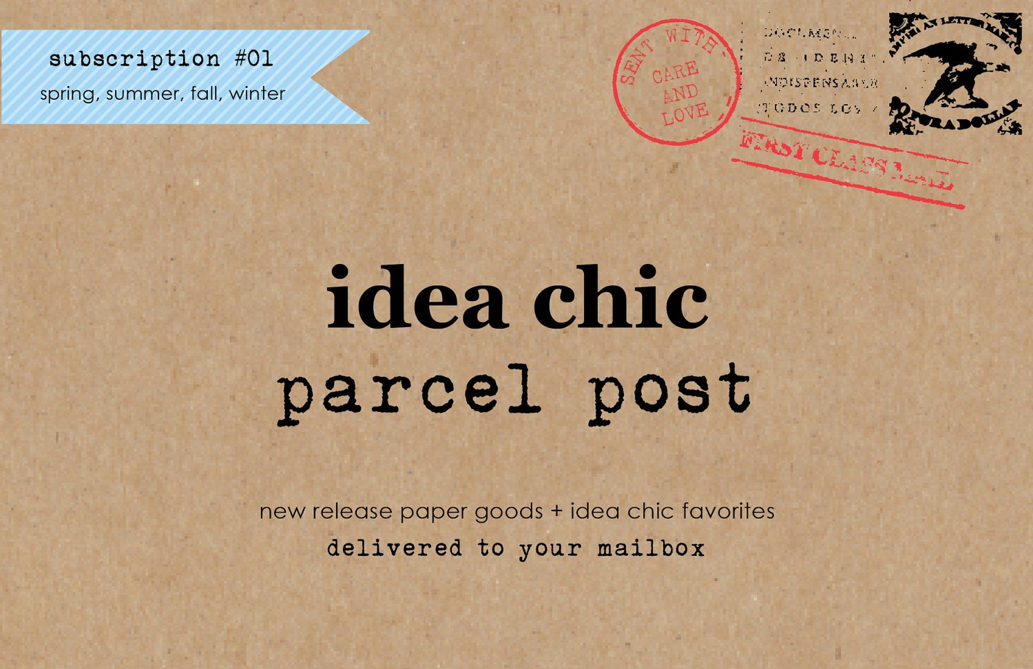 Idea Chic Parcel Post Delivery Seasonal Subscription