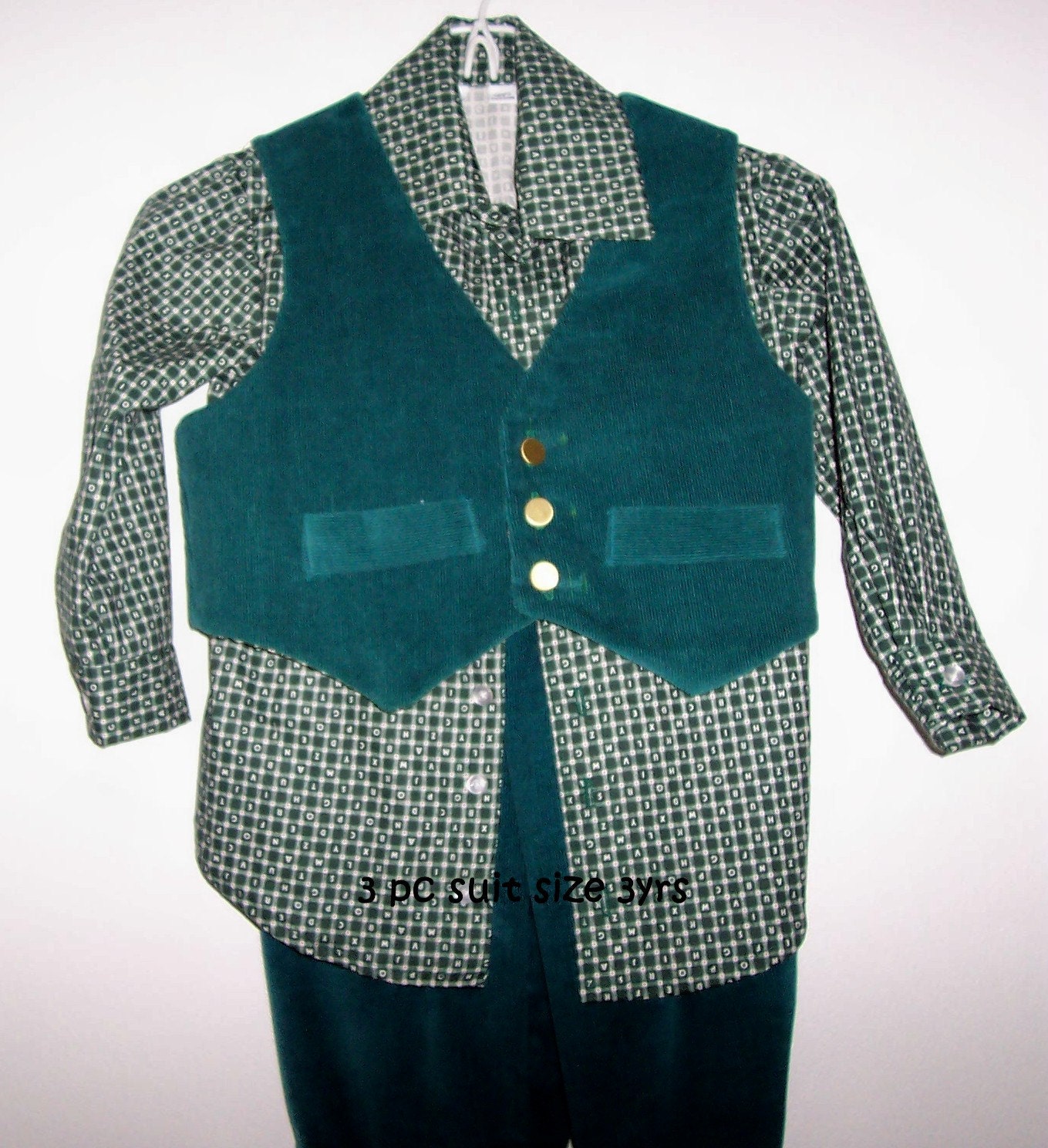 Corduroy suit