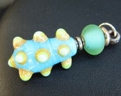 Lampworked Glass Pendant Focal Bead