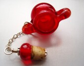 Unique Blown Glass Keepsake Fairy Vessel art EV-Ra