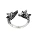 Adjustable Fox Ring in Silver