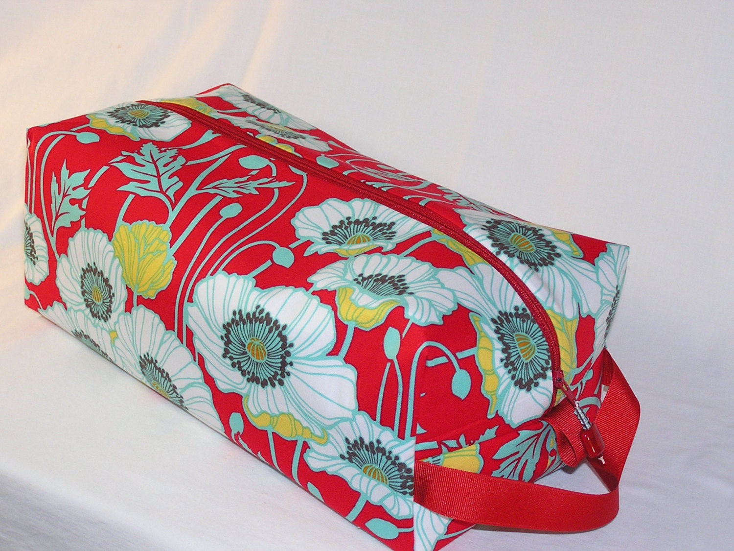 Crimson Poppies Sweater Bag