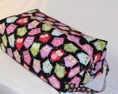 Snooze Owls Sweater Bag with Owl Bead and Ribbon