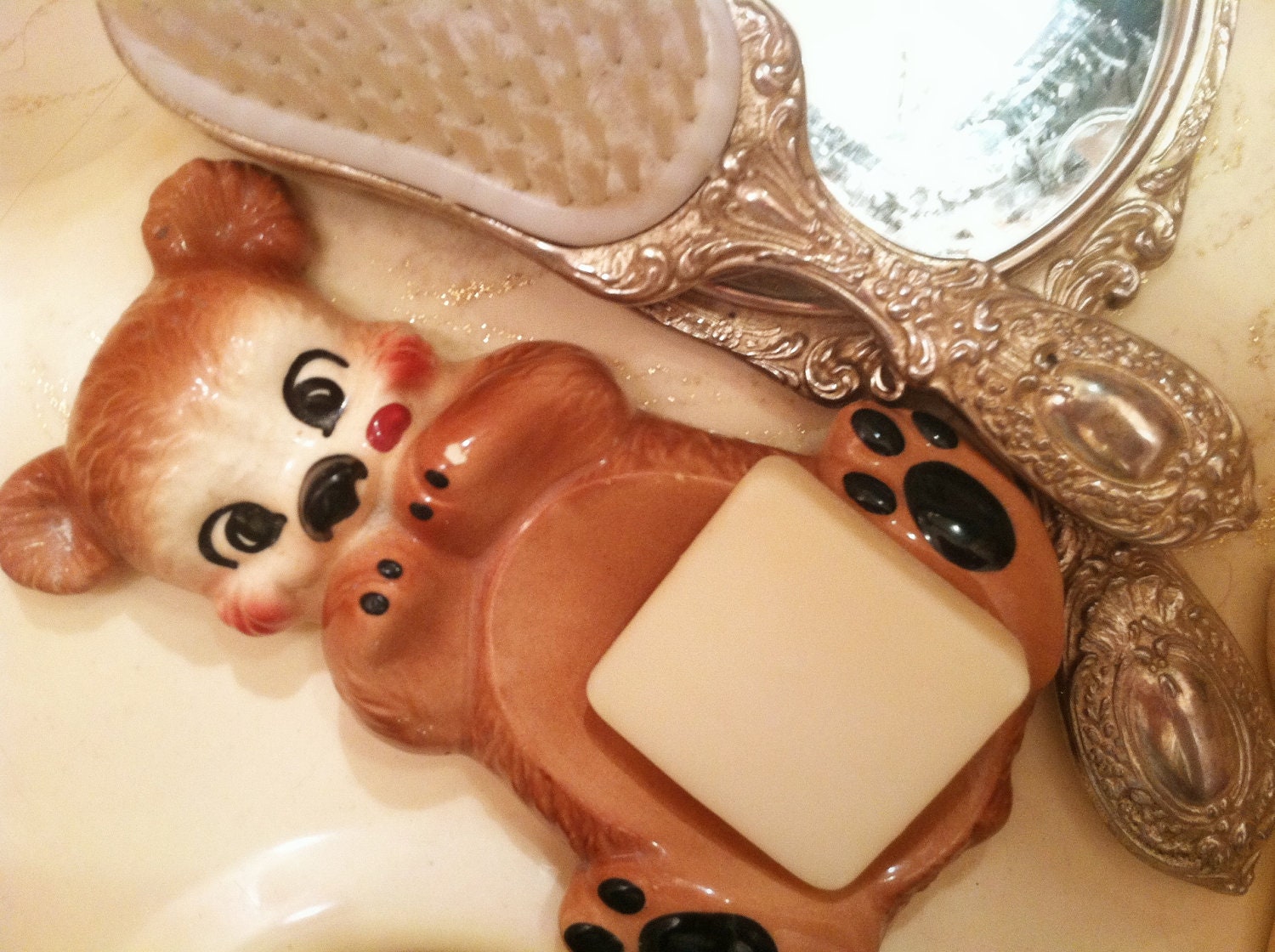 Bathtub Teddy Soap Dish