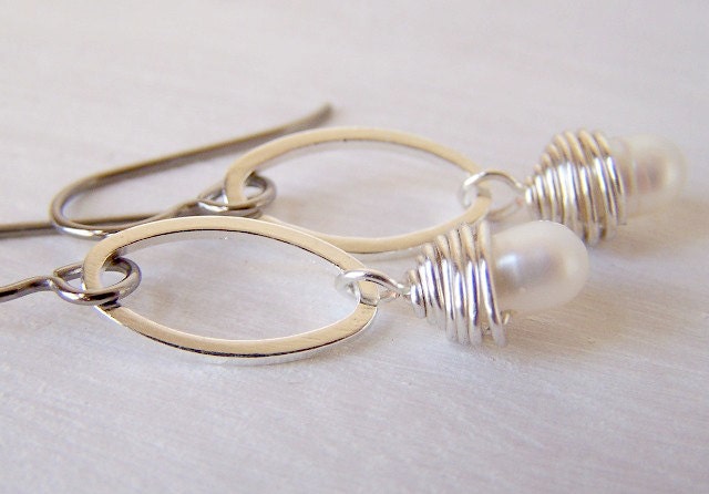 Margarite - Pure Titanium Earrings