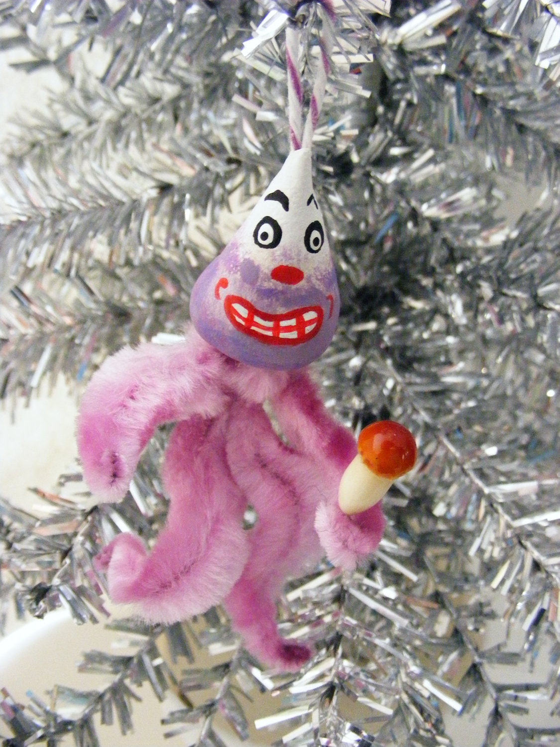 Vintage Style Wild Turnip Folk Art Ornament