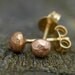 Little Rose Gold Drop Earrings