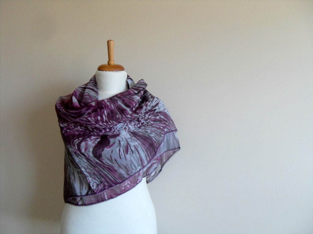 Leopard Shawl,Crocheted Lace Shawl, Purple Shawl, Turkish Traditional Shawl, Autumn Fashion, Bridesmaid Gift, Infinity Scarf