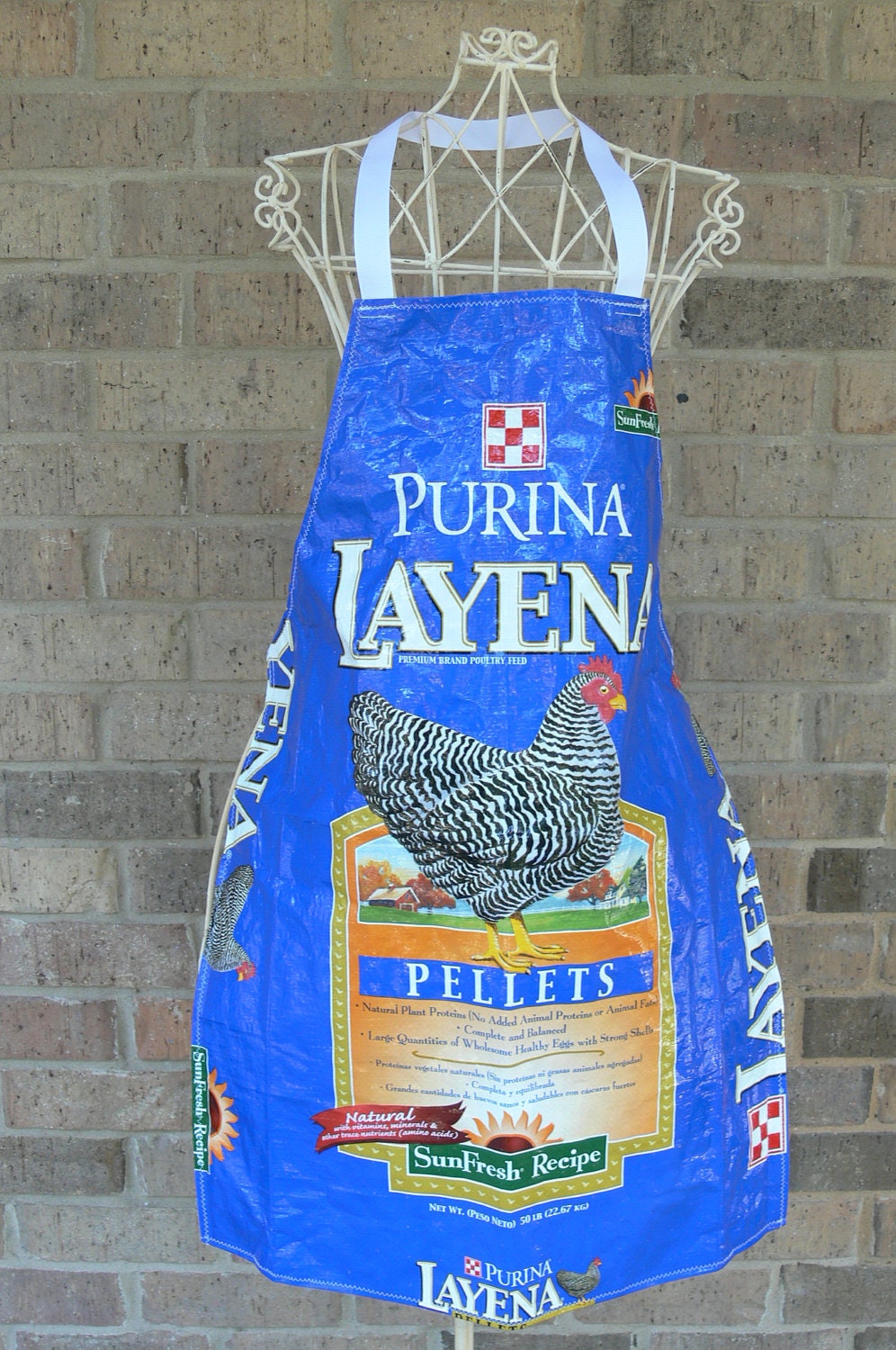 Full Plastic Feed Sack Apron