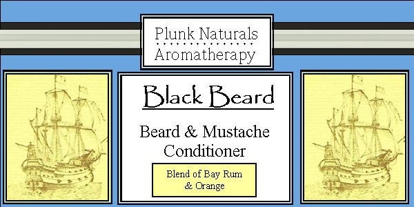Beard and Mustache Conditioner (Black Beard) Bay Rum and Orange Blend