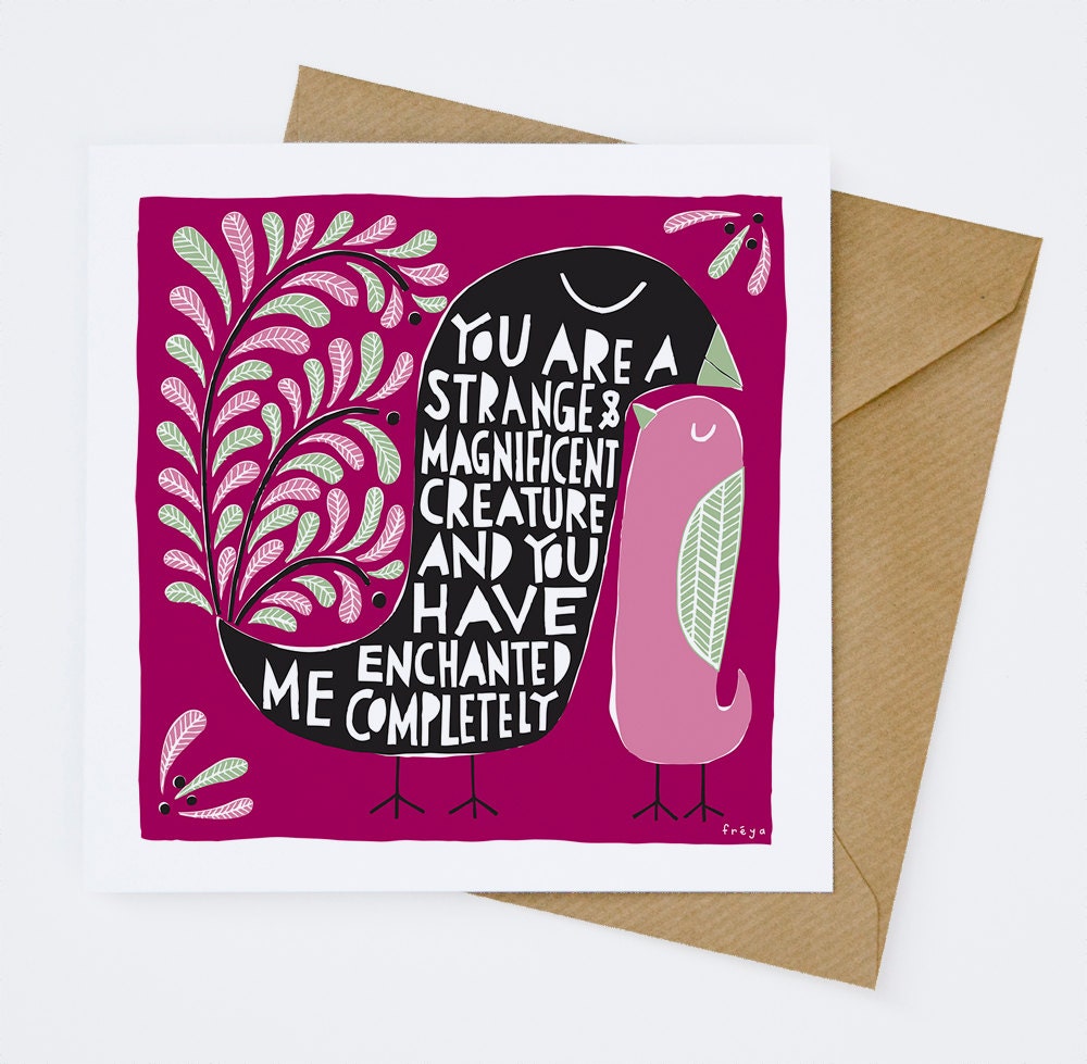Strange and Magnificent - Greeting Card (1-2C)