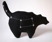 Ursa Minor Constellation- The Little Bear in Black