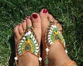 Autumn Breeze crochet Barefoot Sandals