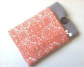 Coral iPad Mini Case, iPad Mini Cover with Pocket Custom