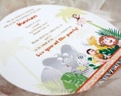 Jungle Birthday Invitation Il_170x135
