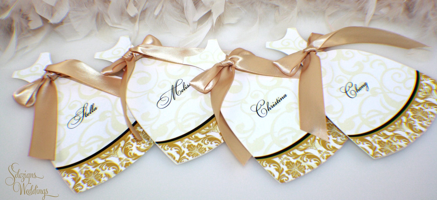 Will you be my bridesmaid, Maid of honor or Flower girl (Damask design) Il_170x135