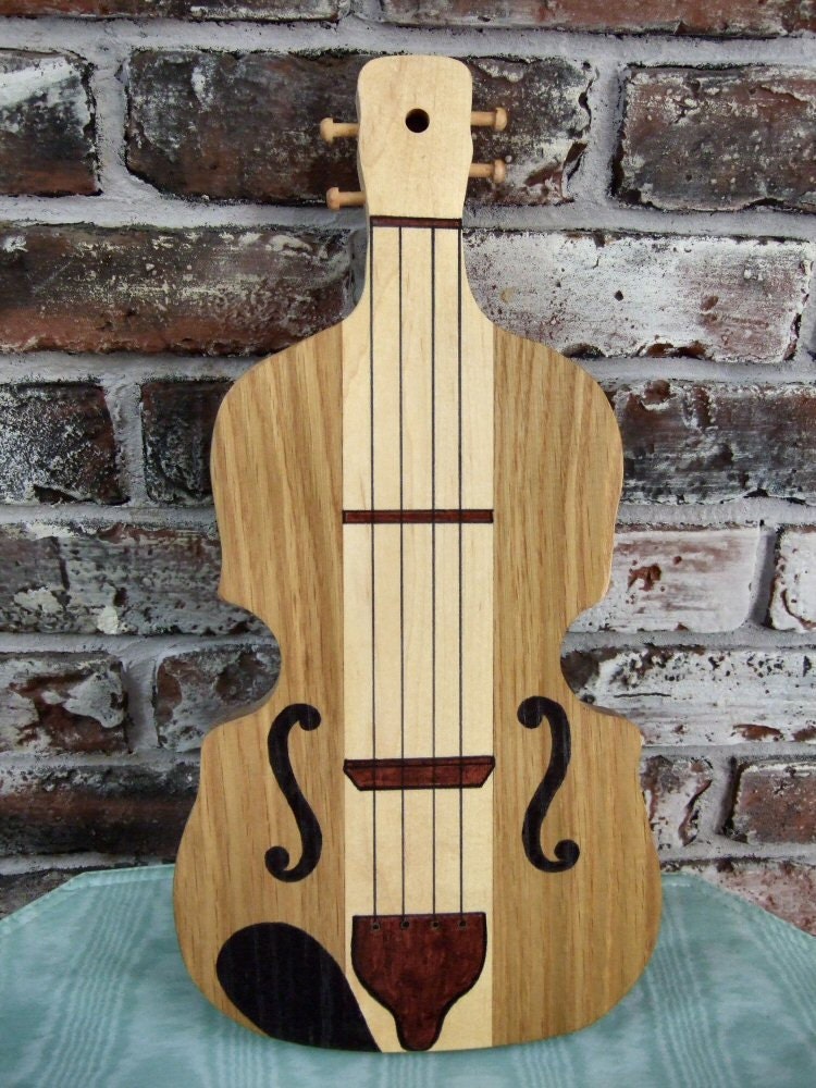 Handmade Violin Cutting Board