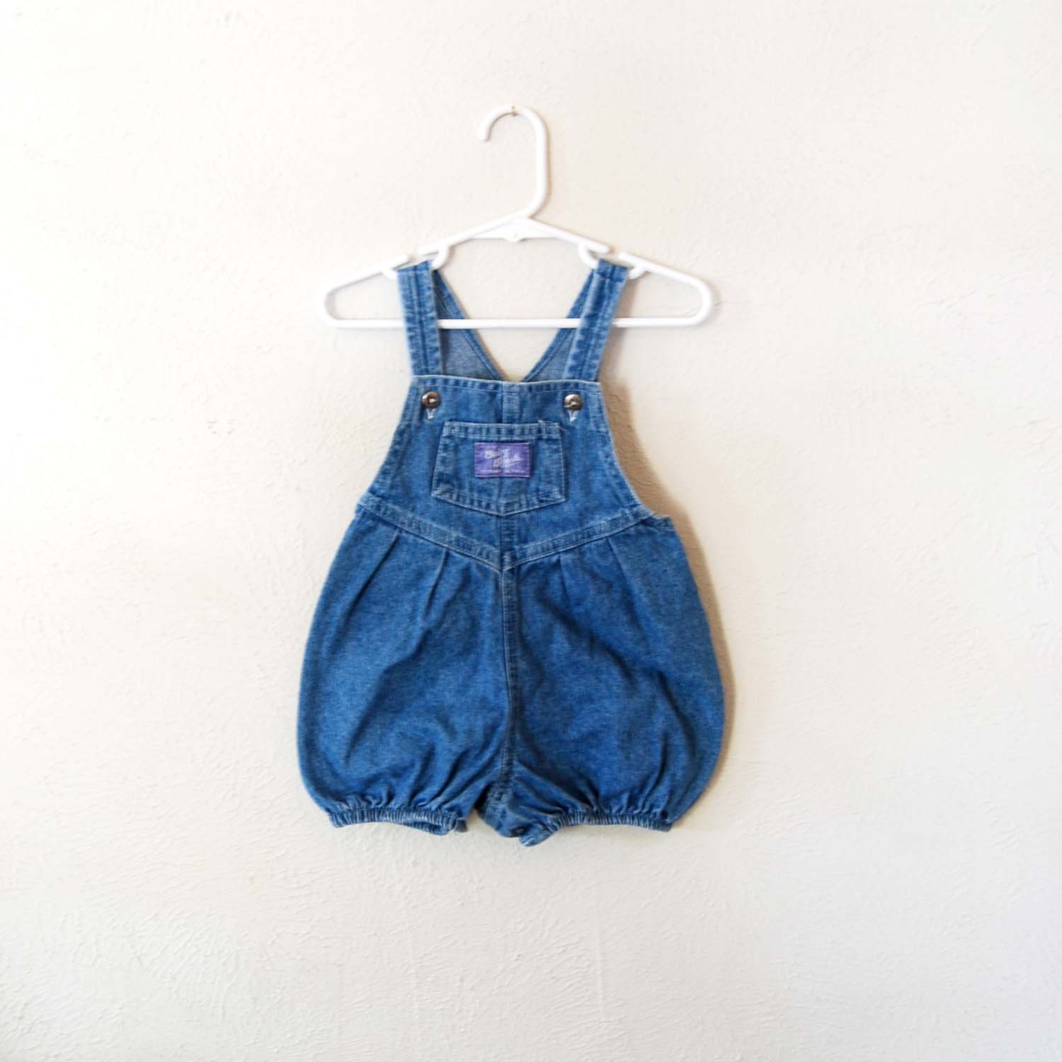 vintage denim baby b'gosh romper