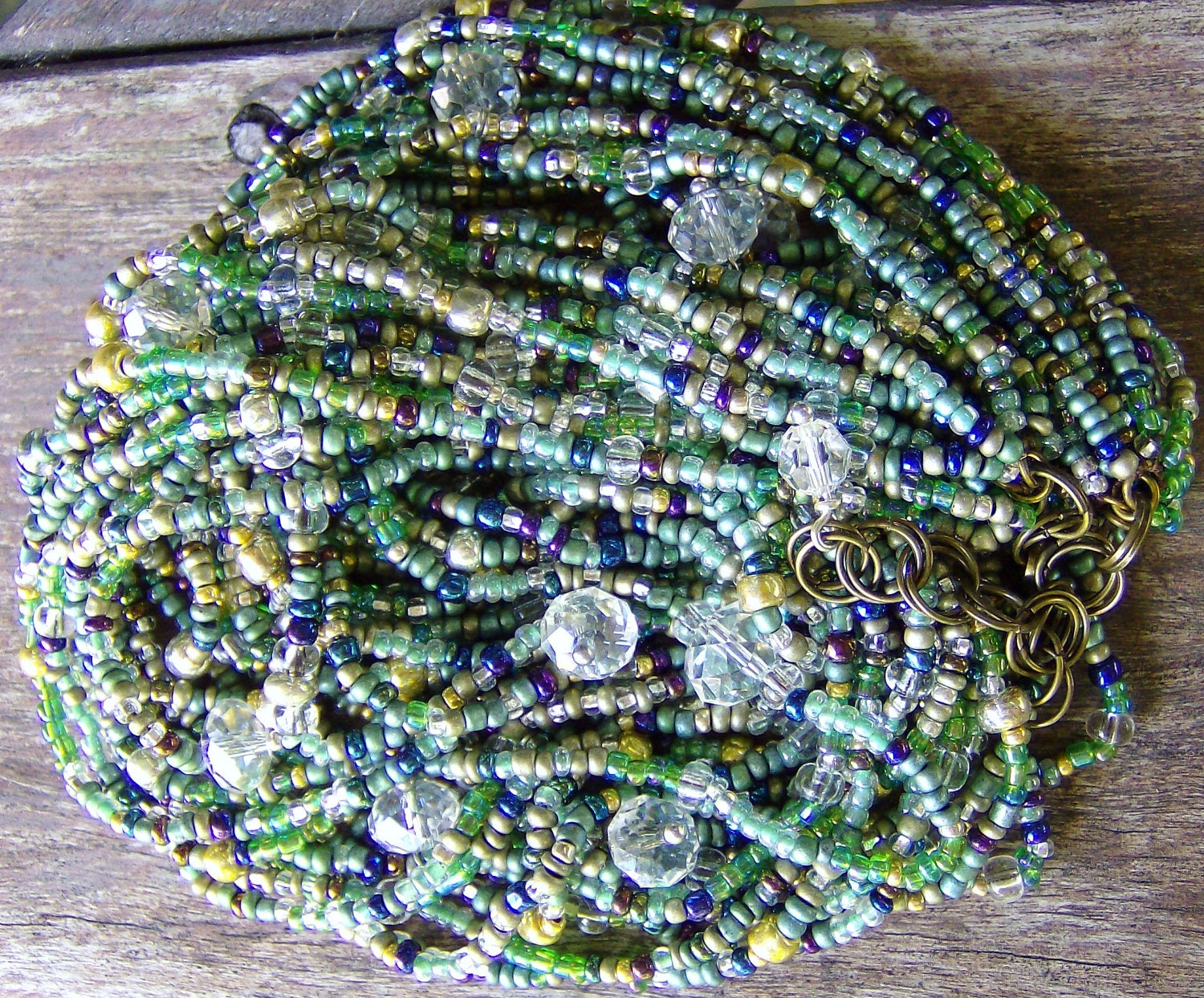 Necklace Turquoise Statement Bead Bohemian Weddings Bridal Boho Ethnic Tribal Mod