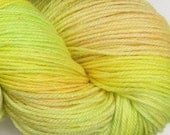 Arctic Hare hand dyed sock yarn fingering weight, 3ply superwash with sparkle, 100g: Gin Fizz 2