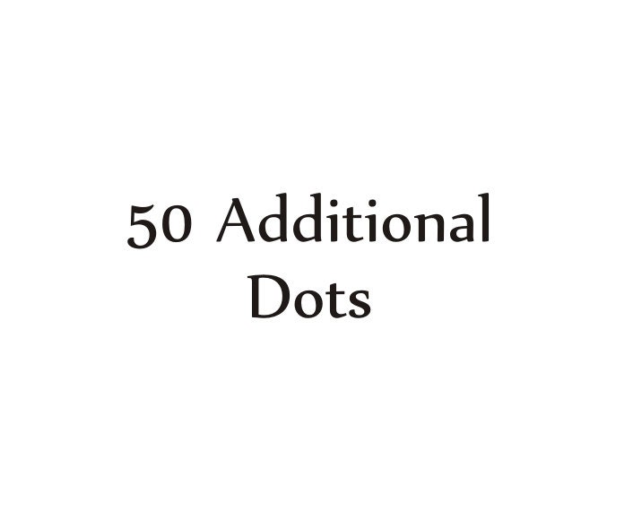 Addtional Dots for Say Anything Design Guestbook Trees, Balloons, Baby Shower Baby, and Bicycle
