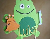 Little Monster Party - Smash Cake Topper