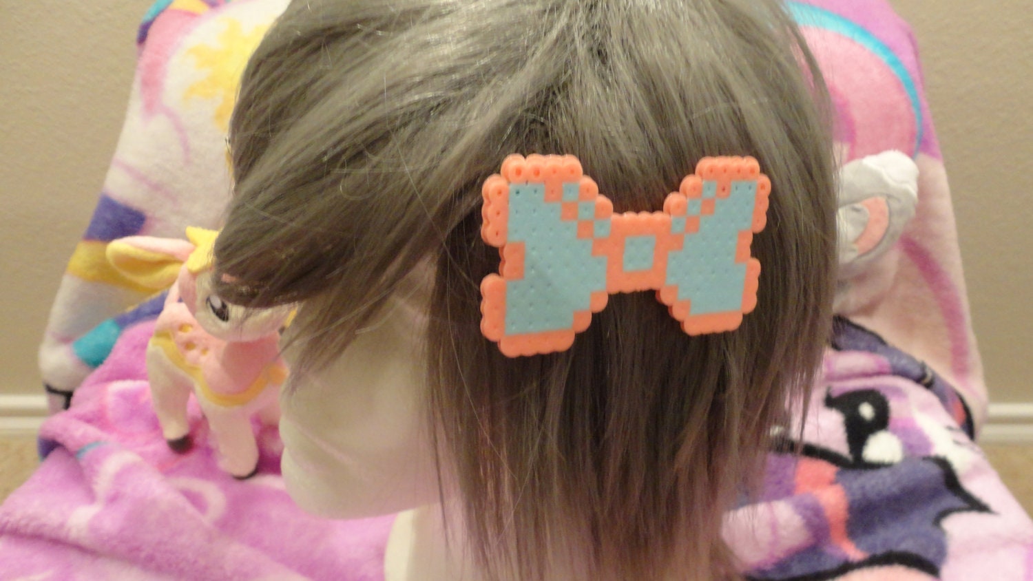 Cute pixel hair bow