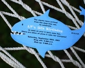 Whale or Shark Invitations by Palm Beach Polkadots