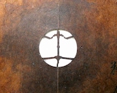 Vintage Japanese Stencil Family Crest D61Stencil Kamon