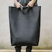 Black Oversized Giant Tote Bag