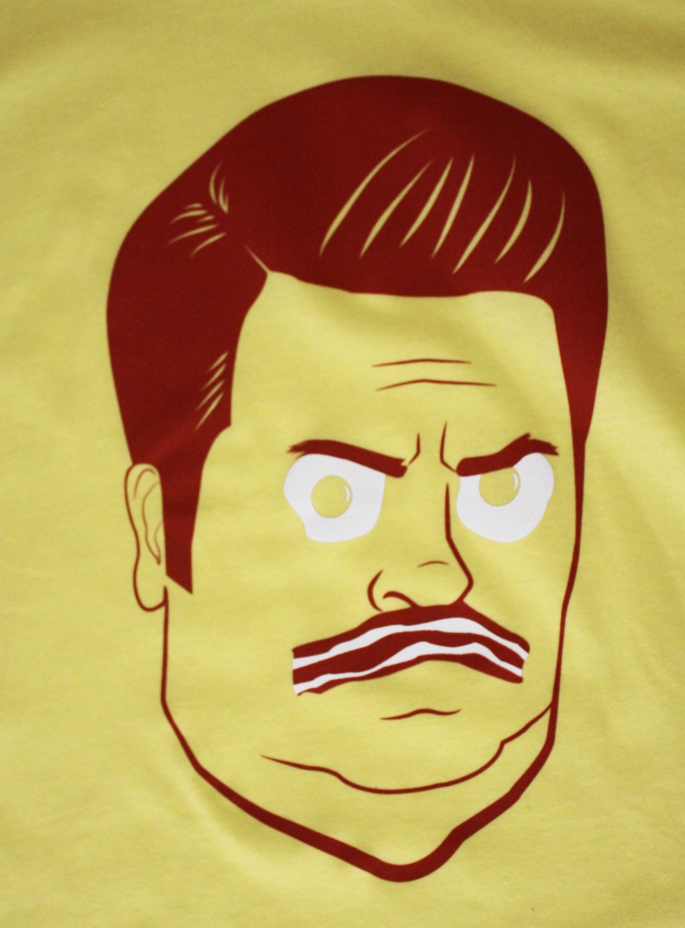 Bacon & Eggs Shirt in Yellow - Unisex Sizes S, L, XL