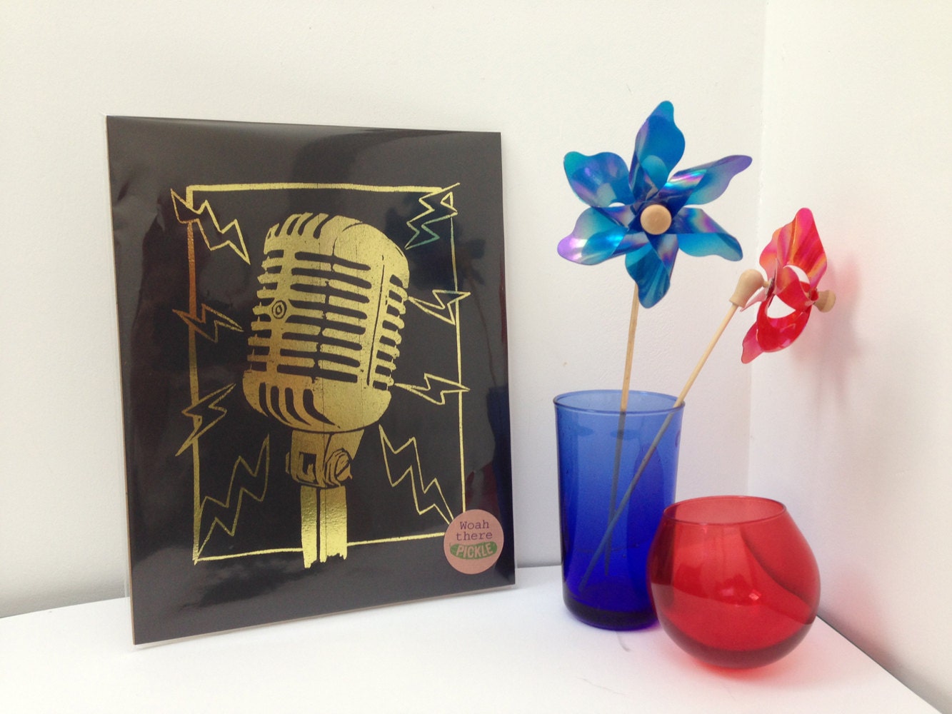 Microphone Foil Print