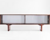 Vintage Rosewood Hutch - Credenza, Mid Century, Modern, Danish, Sideboard, Retro, Cabinet, Buffet