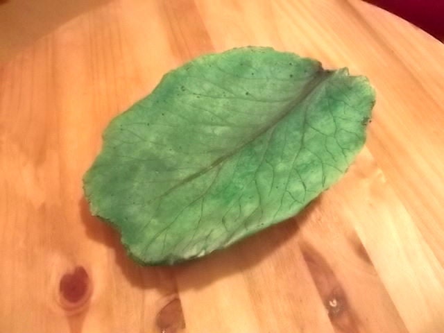 Little Green With Envy Garden Leaf