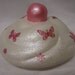 Flutterby Cupcake Jar Pink