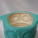 Small Tootsie Pop Owl Mini Vase Turquoise