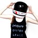OCCUPY OUTER SPACE Black Tee Shirt. Unisex.