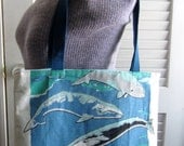 Upcycled Tote Bag made from a Whale Towel