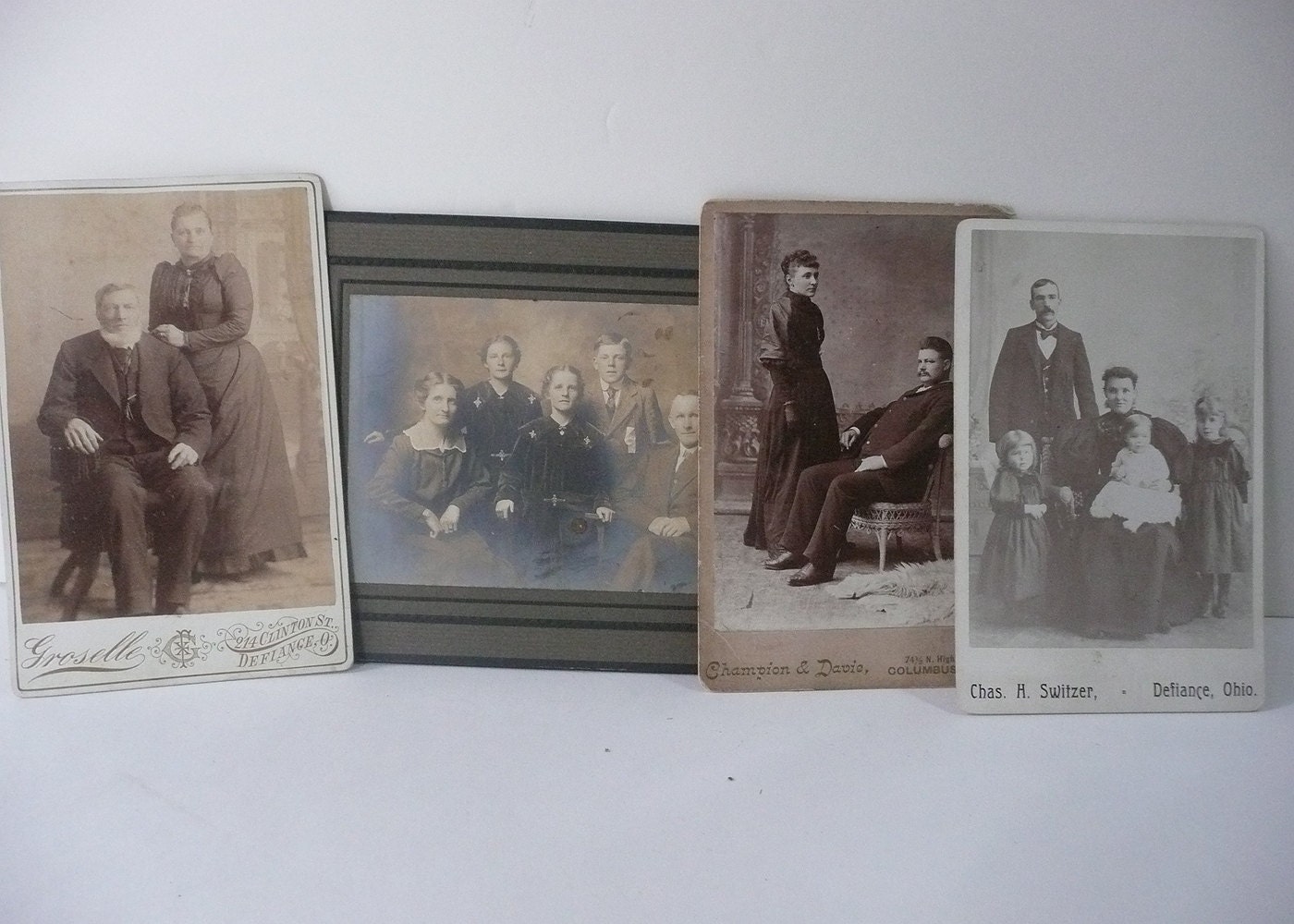 Vintage Family Cabinet Photos Four