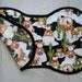 Southwestern Snowman print bone shaped pet placemat