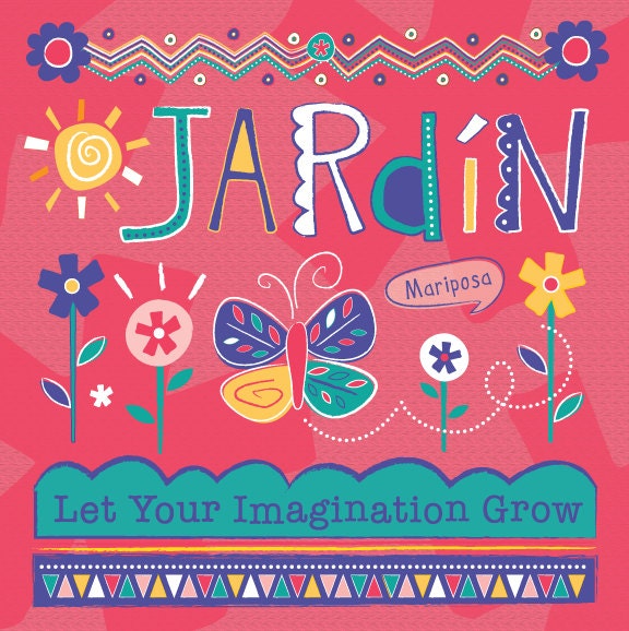 Garden (Jardin) Canvas Wall Art for Children