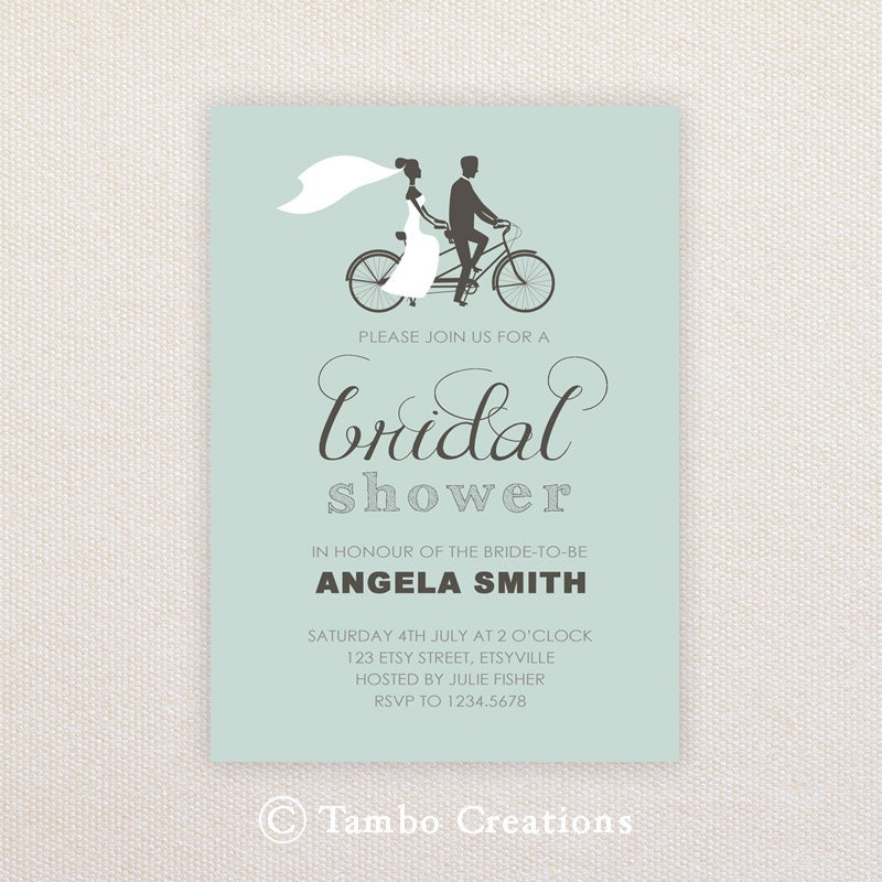 Wedding/Bridal Shower Invitation. I Customize You Print. Il_170x135
