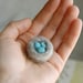 Tiny Nest, Aqua Eggs, Waldorf inspired, Needle Felted wool