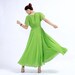 Green chiffon maxi dress (WQ15)