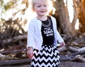 ON SALE Girls Twirly Chevron Skirt