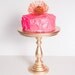 gold cake stand // eight inch