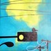 Bird on the Go-mixed medium-original painting-18in x 24 in