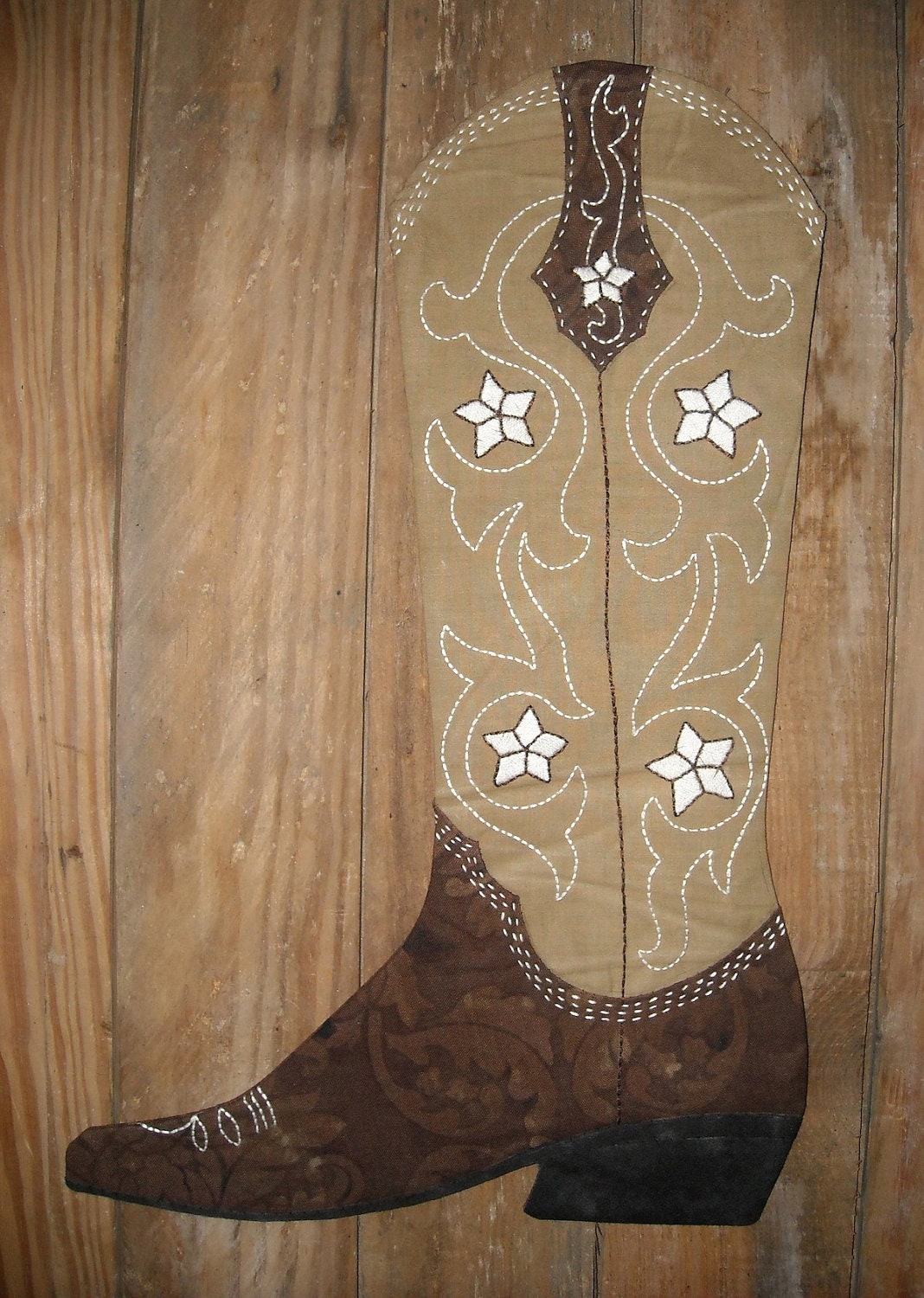 Cowboy Christmas Stocking 2012 Pattern