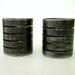 Modern Industrial Candle Holders: Sliced Steel Pipe