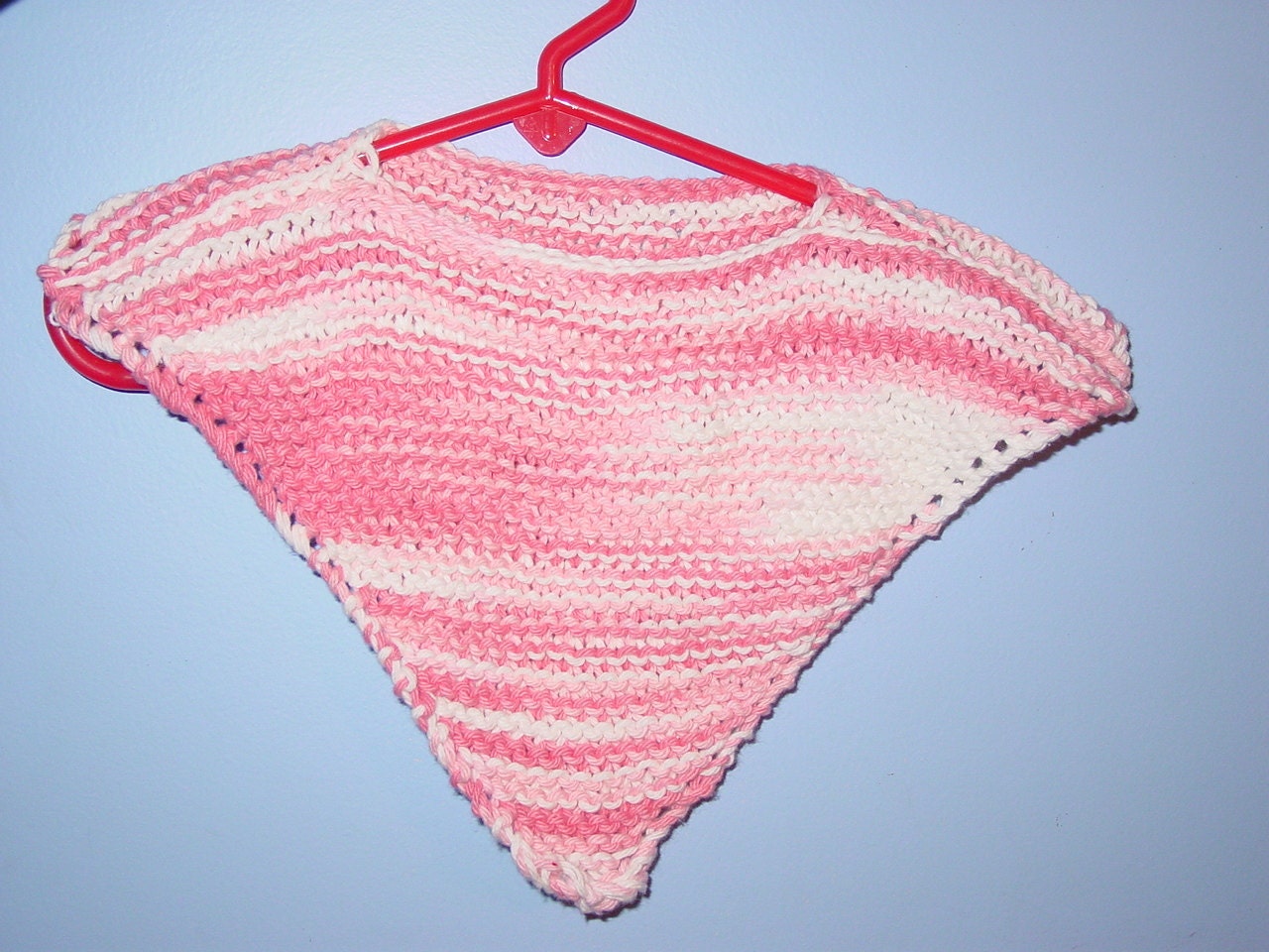 Knitted Cotton Baby Poncho Newborn Size